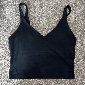 Lulu lemon align tank top. Black. Size 4.